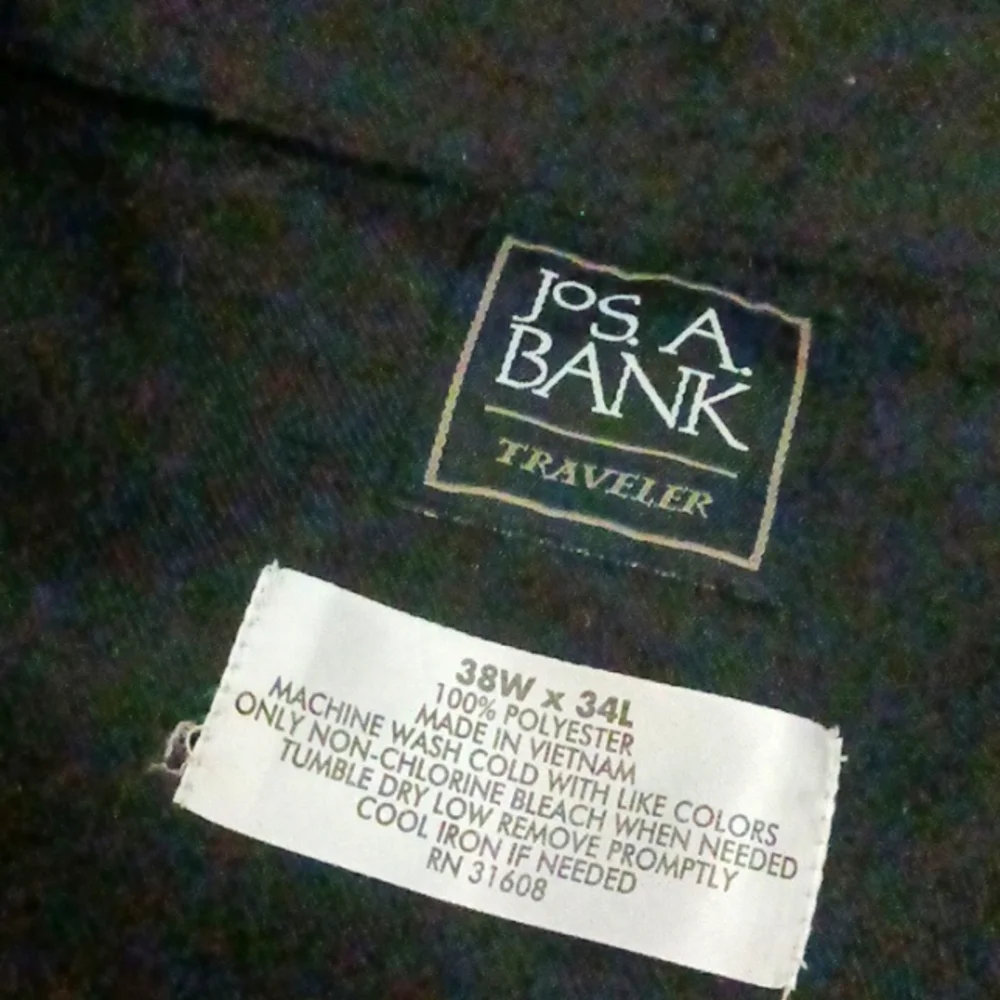 Navy Blue Men's Dress Pants - Picture 2 of 10